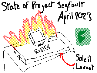 An animated drawing representing Soleil Levant's increased power consumption.